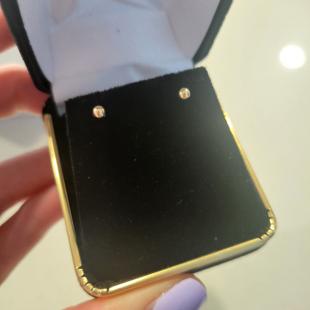 Gold Stud Earrings